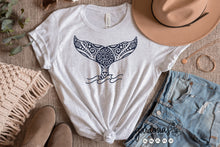 Load image into Gallery viewer, Whale Tail Taino Petroglyph SVG Cut File