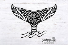 Load image into Gallery viewer, Whale Tail Taino Petroglyph SVG Cut File