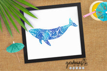 Load image into Gallery viewer, Whale Taino Petroglyph SVG Cut File