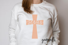 Load image into Gallery viewer, Jesus Cross SVG Cut File