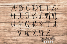 Load image into Gallery viewer, Unicorn Horn with Stars Monogram SVG Cut File