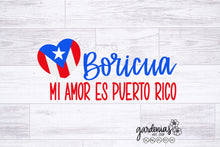 Load image into Gallery viewer, Boricua Puerto Rico SVG Cut File
