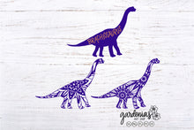 Load image into Gallery viewer, Dinosaur Mandala SVG Cut File Bundle
