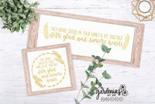 Load image into Gallery viewer, Break Bread with Glad and Sincere Hearts Act 2:46 Design