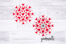 Load image into Gallery viewer, Circle of Hearts SVG Cut File
