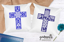 Load image into Gallery viewer, Cross Mandala SVG Design Cut File