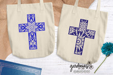 Load image into Gallery viewer, Cross Mandala SVG Design Cut File