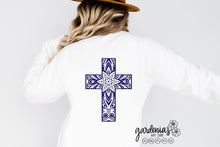 Load image into Gallery viewer, Cross Mandala SVG Design Cut File