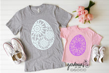 Load image into Gallery viewer, Simple Easter Egg Mandala SVG Cut File