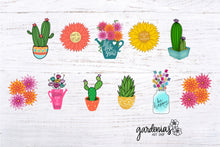Load image into Gallery viewer, Flower / Succulent Clip Art Stickers