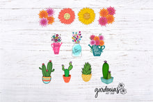 Load image into Gallery viewer, Flower / Succulent Clip Art Stickers