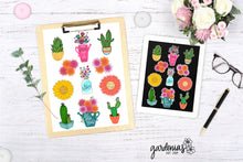 Load image into Gallery viewer, Flower / Succulent Clip Art Stickers