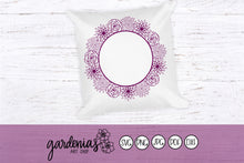 Load image into Gallery viewer, Flower Wreath SVG Cut File