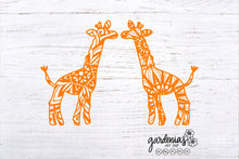 Load image into Gallery viewer, Giraffe Mandala SVG Cut File