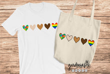 Load image into Gallery viewer, Diverse Heart Set SVG Cut File / PNG Clip Art