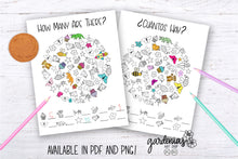 Load image into Gallery viewer, How Many Are There? / ¿Cuántos Hay? Coloring Page