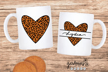 Load image into Gallery viewer, Leopard Heart Monogram Set Designs