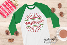 Load image into Gallery viewer, Merry Christmas Split Monogram