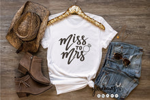 Load image into Gallery viewer, Miss to Mrs SVG Cut File