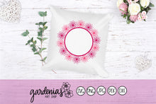 Load image into Gallery viewer, Pointy Flower Wreath SVG Cut File