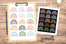 Load image into Gallery viewer, Modern Rainbow Clip Art Stickers