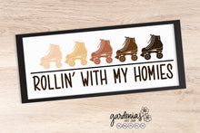 Load image into Gallery viewer, Rollin' with my Homies Skating SVG Cut File