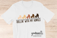 Load image into Gallery viewer, Rollin' with my Homies Skating SVG Cut File