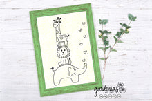 Load image into Gallery viewer, Safari Animal Tower SVG Cut File