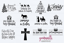 Load image into Gallery viewer, Spanish Religious Christmas SVG Bundle Cut Files