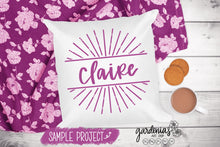 Load image into Gallery viewer, Round Split Monogram SVG Cut File