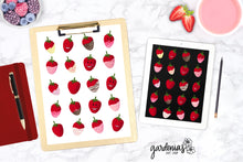 Load image into Gallery viewer, Strawberry Clip Art Stickers
