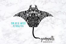 Load image into Gallery viewer, Taino Stingray Petroglyph SVG Cut Files