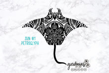 Load image into Gallery viewer, Taino Stingray Petroglyph SVG Cut Files