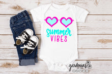 Load image into Gallery viewer, Summer Vibes Heart Sunglasses SVG Cut File