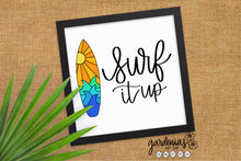 Load image into Gallery viewer, Surf Board - Surf it Up SVG Cut File