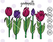 Load image into Gallery viewer, Tulips Bundle SVG Cut Files
