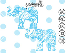 Load image into Gallery viewer, Elephant Mandala SVG Cut File