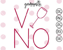 Load image into Gallery viewer, Vino Spanish Wine Glass SVG Cut File