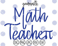 Load image into Gallery viewer, Math Teacher Pi Day SVG Cut File