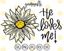Load image into Gallery viewer, Daisy He Loves Me SVG Cut File