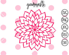 Load image into Gallery viewer, Pointy Flower SVG Cut File