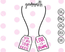 Load image into Gallery viewer, Tea Bag SVG Cut Files