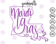 Load image into Gallery viewer, Mardi Gras SVG Cut File