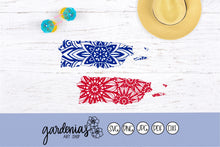 Load image into Gallery viewer, Puerto Rico Mandalas SVG Cut Files