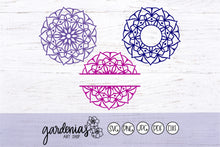 Load image into Gallery viewer, Mandala Monograms SVG Cut File