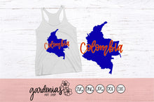 Load image into Gallery viewer, Colombia Map SVG Cut File