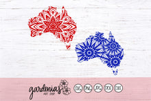 Load image into Gallery viewer, Australia Mandalas Map SVG Cut Files