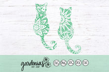 Load image into Gallery viewer, Cat Mandalas SVG Cut Files