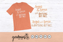 Load image into Gallery viewer, Sugar and Spice and Anything But Nice SVG Cut File