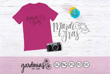 Load image into Gallery viewer, Mardi Gras with Mask SVG Cut File
